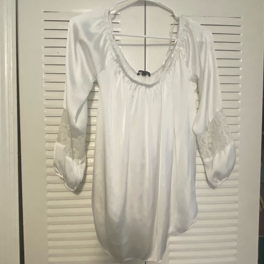 AMBIANCE white shirt size large for women’s